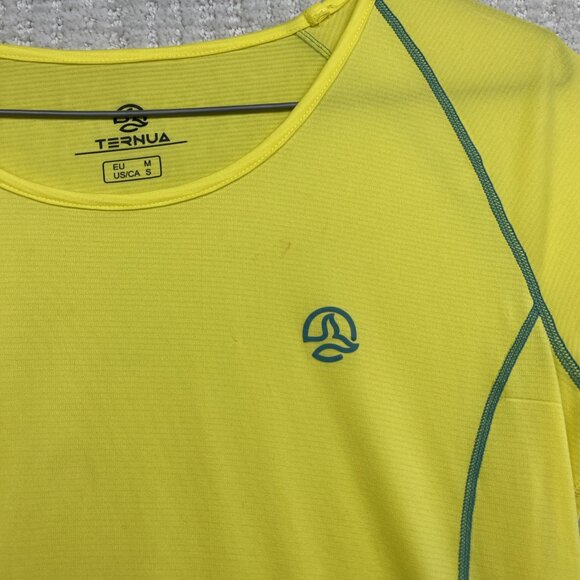 Ternua Women's Base Layer T-shirt Top Size Small US Yellow Active Wear Sports - Picture 9 of 16